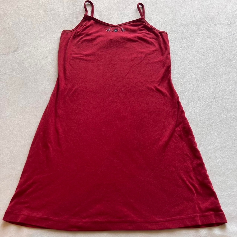 Vintage Y2K Xhileration cotton mini dress easy wear Clueless Vibes Embroidered